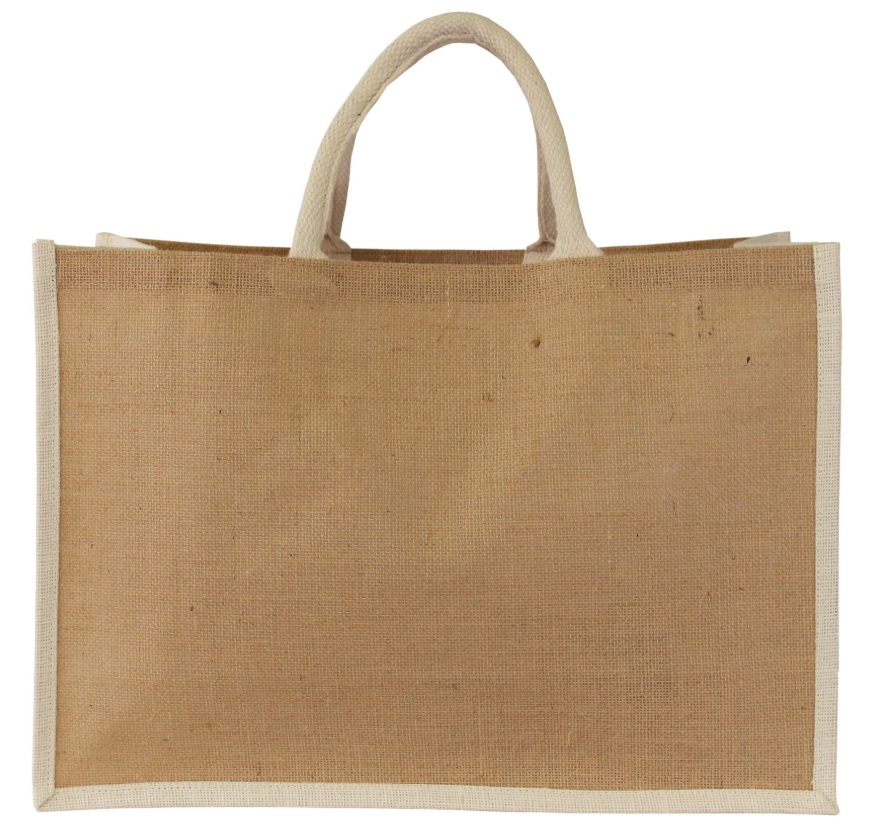 Sac en jute publicitaire - BANGALORE Jute blanc